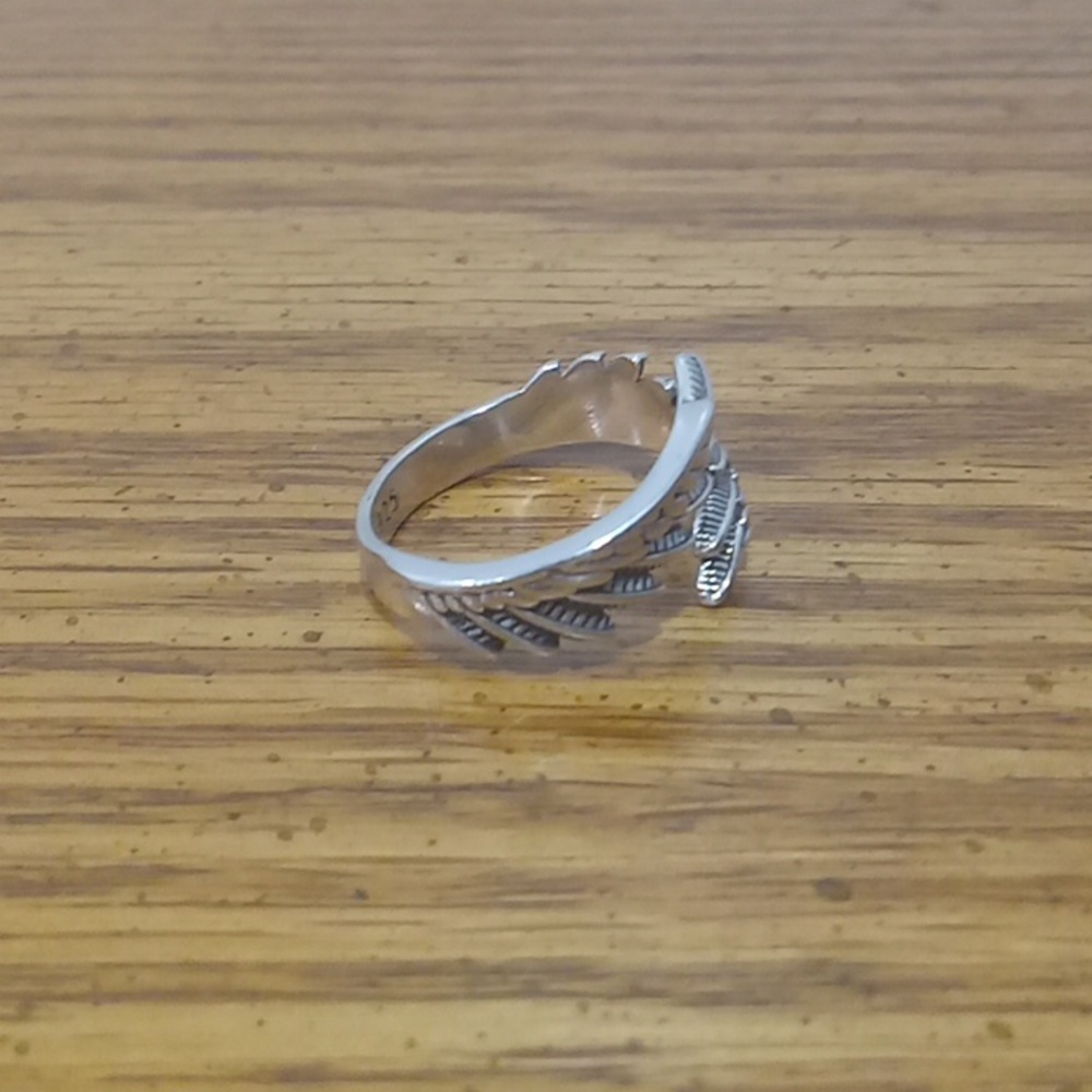Sterling silver wings ring (Adjustable) - Picture 3 of 4